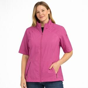 Zero Restriction Kelly Wind Jacket Pink Size Large